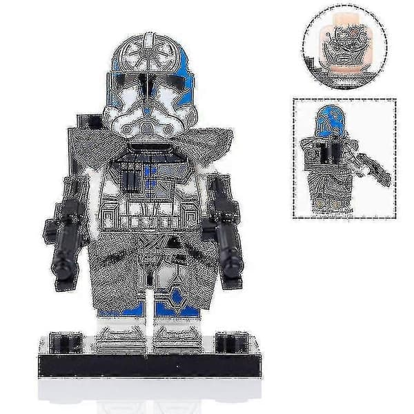 501. Legion Clone Trooper Army Set Mini Captain Rex Jesse Og Echo Star Captain Rex 501. Clone Trooper Wars Figurer Klodser
