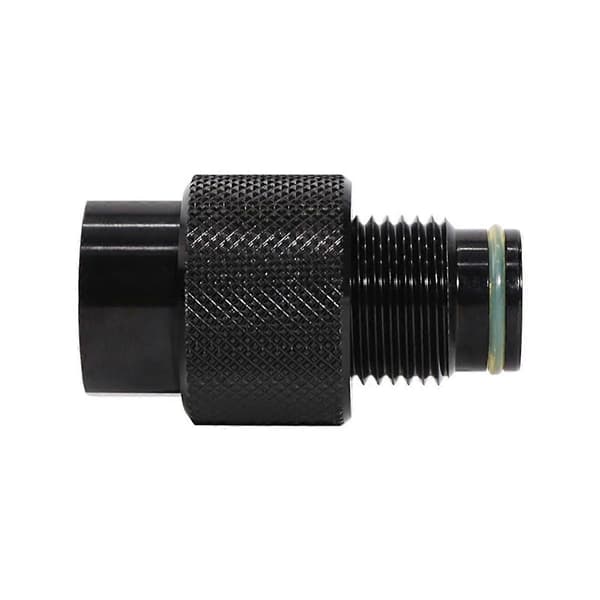 Tank Regulator Ventil PÅ/AV ASA Adapter G1/2-14 Gängskydd, CO2/Tryckluft Stiftventil Nedtryckare Black