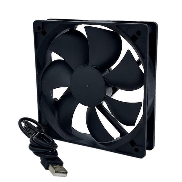 120x120x25mm blæser 5V til DC børsteløs køleblæser USB 2Pin PC computer til kabinet C