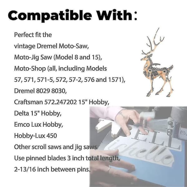 Savenøgleblade til Metal, til Sears Craftsman, ældre Dremel