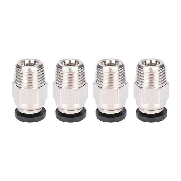 10 Stykker PC4-01 M10 Hurtigkobling Lige Pneumatisk Kobling Push-to-Connect