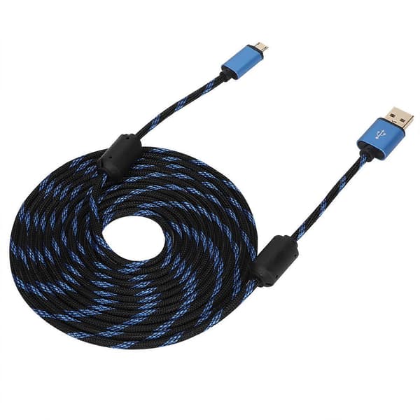 Kraftigt 3m USB-ladekabel til PS4/Xbox ONE-controller Hurtigopladningstilbehør