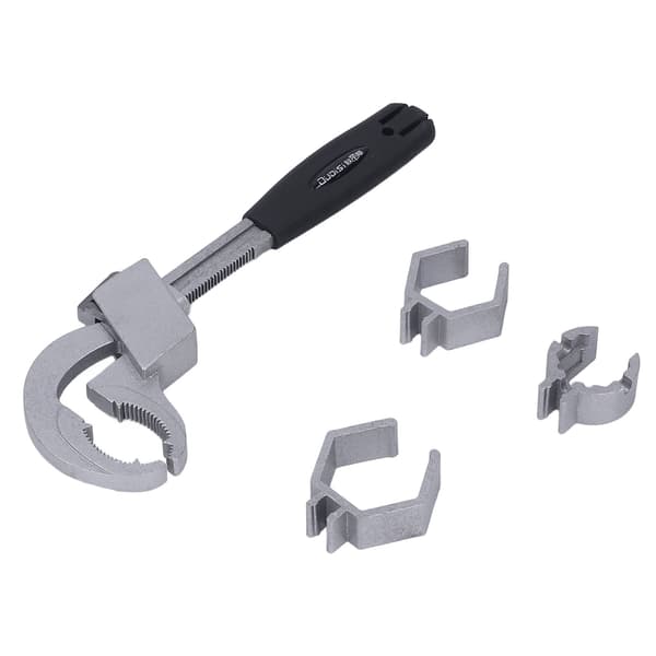 Multifunctional Adjustable Bathroom Wrench Repair Tool for Faucet Valve Connecting Pipe Shower Head Disassembly