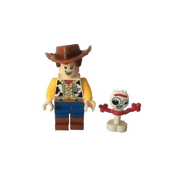 Nytt 8-pack Toy Story-serie Minifigur Byggstenar Kit, Woody Lightyear Mini Actionfigurer Leksaker Fans Presenter För 3 År + Barn Pojkar Flickor