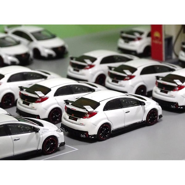Bulk 1/64 Honda Civic Type R FK2 Legering Bilmodell Voksen Klassisk Samling Gave Display Souvenir Gutter Leke