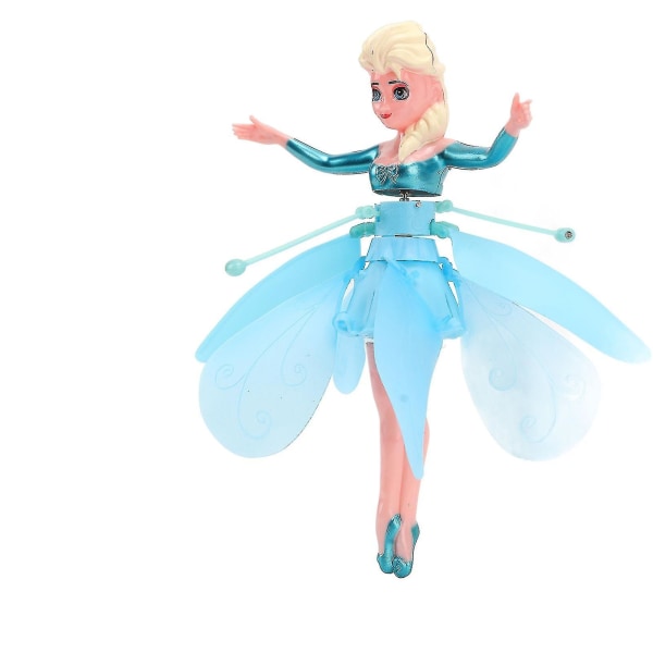 Lentävä keiju prinsessalelu älykäs induktiovatsat 120mah Sky Dancers -nukke lapsille tytöille ulkoleikki