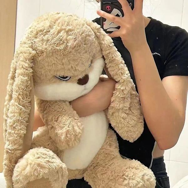 Ny 40cm Vred Kanin Stor Størrelse Plyslegetøj Sød Dyr Plushie Dukke Kawaii Blød Fyldt Model Værelse Dekoration Fødselsdag Gaver 66cm