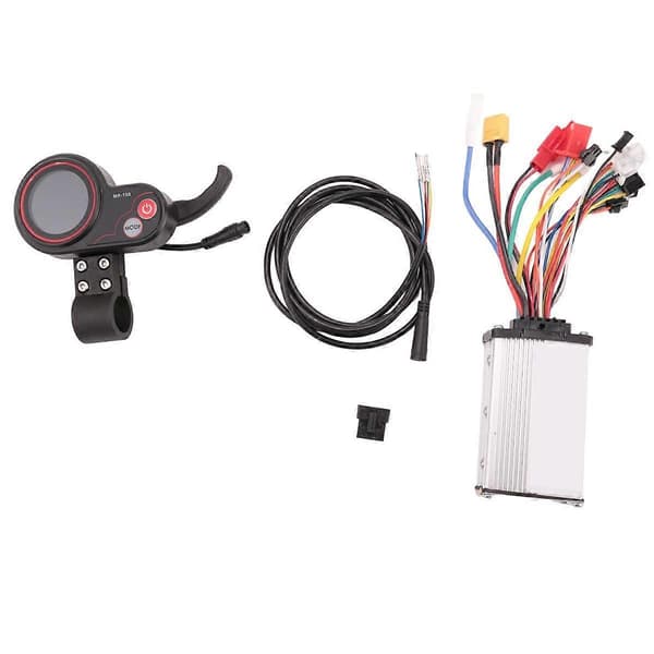 48V 500W Controller MR-100 LCD Display Måler Dashboard Kit til Elektrisk Scooter Tilbehør Silverblack