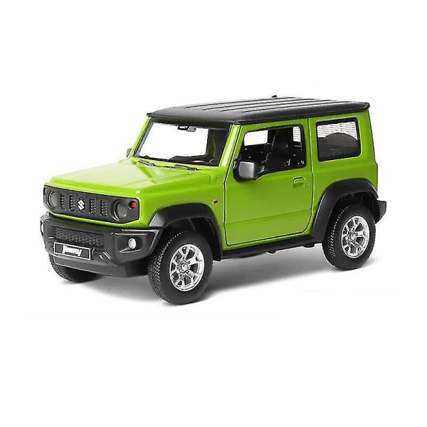 Uusi 1:26 Suzuki Jimny Suv Diecast &amp; Metallilelu maastoajoneuvoautomallin simulointi äänivaloa lapsille lelu joululahja green