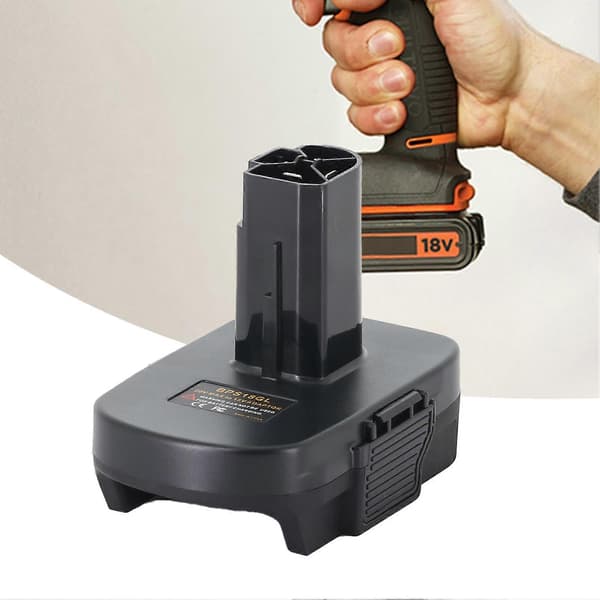 BPS18GL 20V til 19,2V Batterikonverter Erstatning Sikker Brandsikker ABS Batteriadapter til Porter mengxi