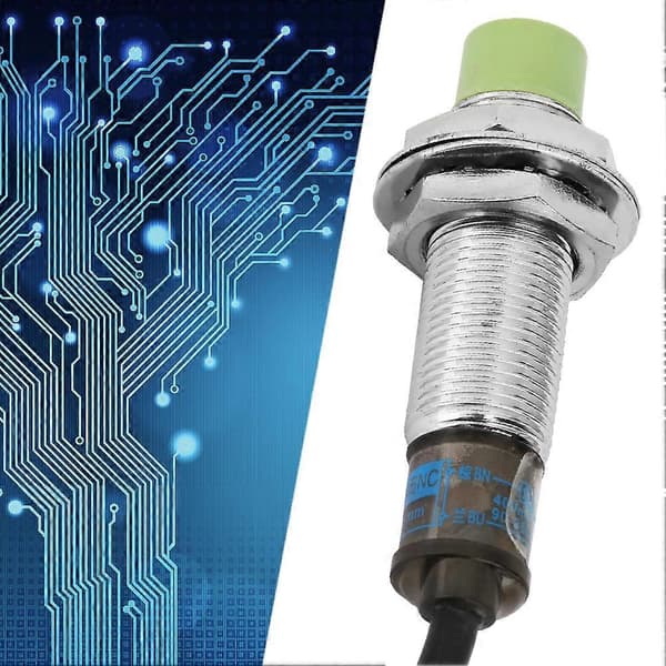 PR12-4AC AC Typ 2-ledare Normalt Sluten Induktiv Sensor Detektering Närhetsbrytare