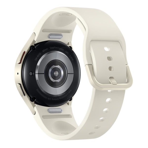 For Samsung Galaxy Watch6 40 / 44 mm / Watch6 Classic 43 / 47 mm Silikon klokkerem erstatningsklokkerem Beige