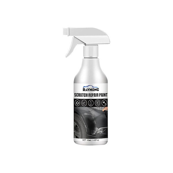 Bilskrapsfärg Spray Bilskrapsreparation Spray Polermedel Repskyddsspray 60ml Black