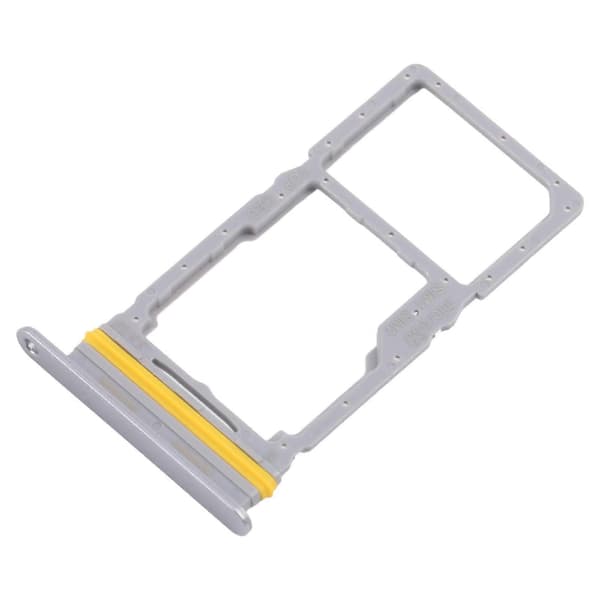 Til Samsung Galaxy A17 5G SM-A176B KOMPATIBELT SIM + SIM / Micro SD-kortbakke Silver