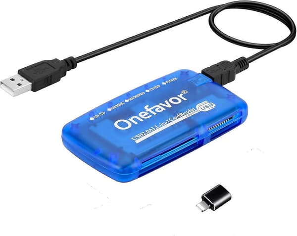 SmartMedia-kortlæser, Alt-i-1 USB Universal Multi-kortadapter Slim Hub B