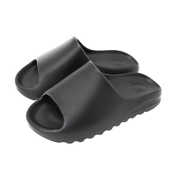 Slides Hjemmesko Platform Strandsandaler Unisex Hjemmesko Black 44-45