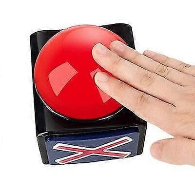Høj sjov ring lyd lys spil svar buzzer Gold-no battery