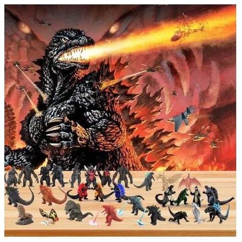 Godzilla adventskalender blind box-leke-WELLNGS