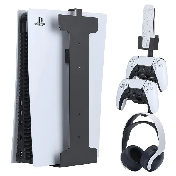 PS5 Game Console Universal Wall Mount Console Holder Game Controller Headphone PS5 Console Holder Headphone Grip Mount