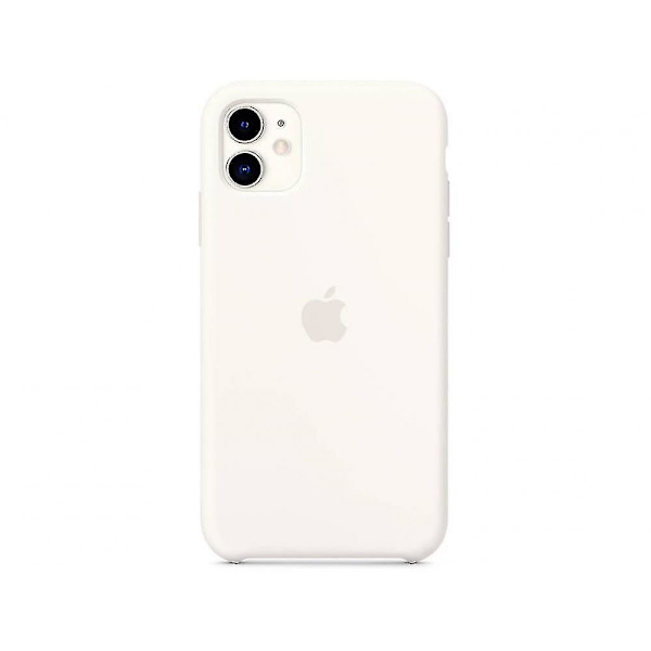 Jule-iPhone 11 Silikon Telefondeksel White