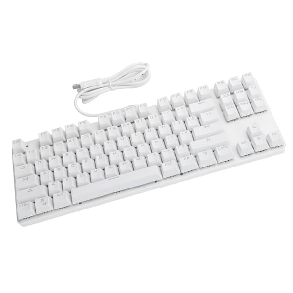 Mechanical Keyboard 87 Keys USB2.0 Wired Backlight Gaming Office Supplies Computer Components 919-10