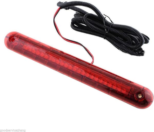 Ekstra bremselys 12 V Biltilbehør 3 Bremselys 24 Led Bremselys (rød)