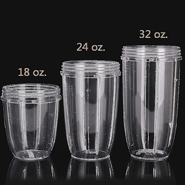 Pakke med 2 erstatningsbeger for Nutribullet 24 oz