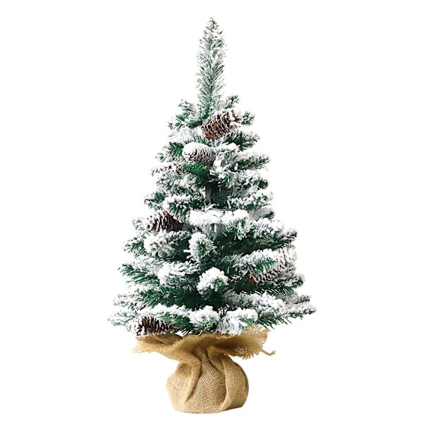 Mini Juletræ med LED Lys Realistisk Udseende Levende Farve Batteridrevet Oplyst Kunstigt Juletræ Ornament 60cm,ordinary