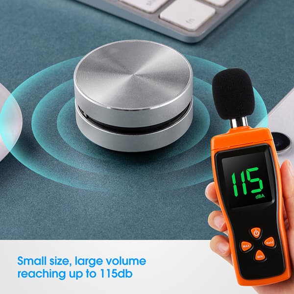 2-pack Mini Portable Wireless BT Bone Conduction Speakers with Loud Sound & Microphone