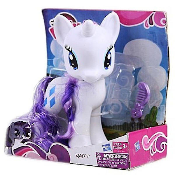 Ny 22cm My Little Pony Friendship Is Magic Prinsessa Celestia Cadance Luna Actionfigur Docka Julgåva Leksak För Barn Gåvor-n-yvan RainbowDash with box