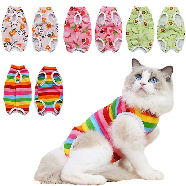 Surgery Recovery Suit For Cat, Sterilization Suit Anti-licking Recovery Clothing After Surgery,substitute E-collar & Cone