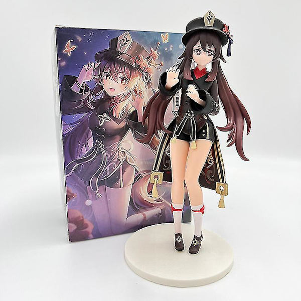 Genshin Impact Klee Anime Figur 16cm Actionfigur Ganyu/kinging/hu Tao Samlardocka Leksak 3