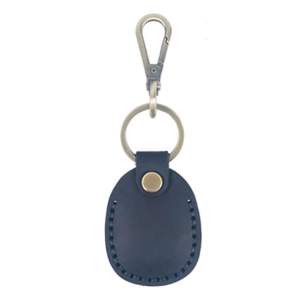 Cover kompatibelt med AirTag, Stødsikkert cover med nøglering, Vintage etui kompatibelt med Apple AirTag black