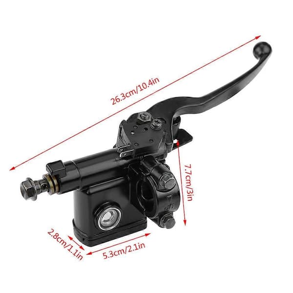 Venstre bremsehovedcylinder til 50cc 70cc 90cc 110cc 125cc 150cc ATV'er