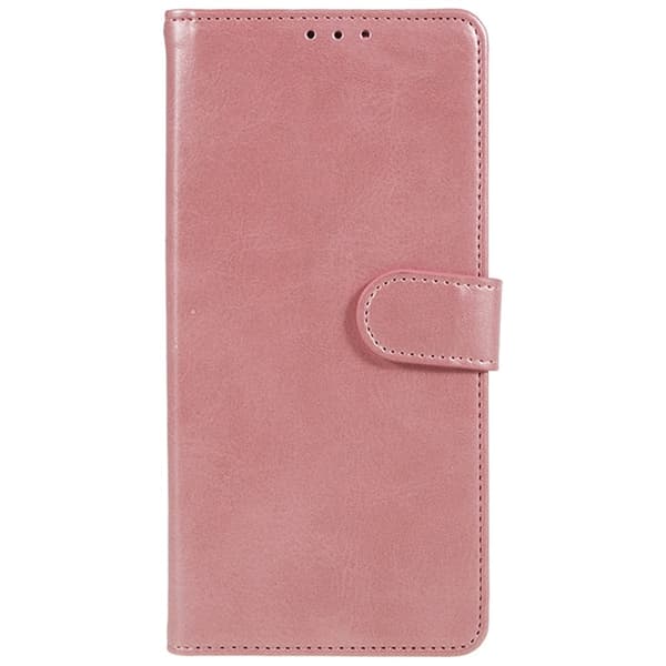 Motorola Moto G55 5G Plånboksfodral Läder Roséguld
