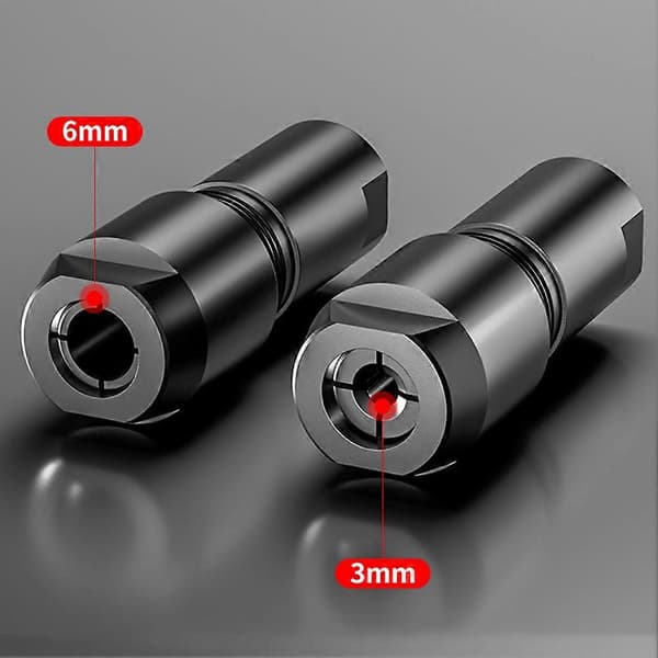 Vinkelsliper modifisert adapter til rettsliperchuck Vinkelsliper konverteringstilbehør kompatibel med kutting og polering Kits