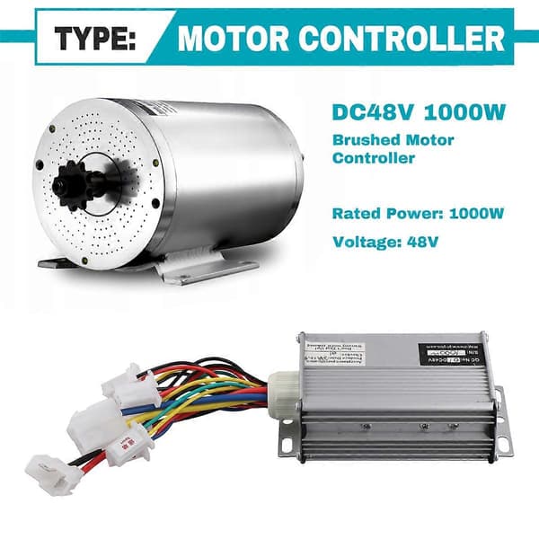 DC48V 1000W Børstet Motor Controller Elektrisk Cykel Hastighedsregulator Cykel Scooter Sæt E-Bike Elec