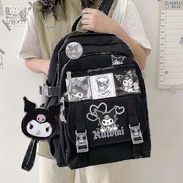 Ny Sanrio Kuromi Ryggsäck Axelväska Pompompurin Väska Lar Söt Väska type2