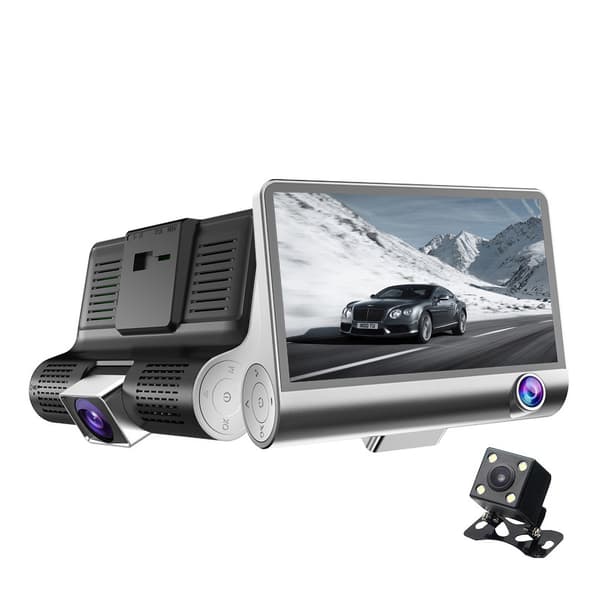 Bil Dash Cam med Nattesyn & 3-vejs Optagelse