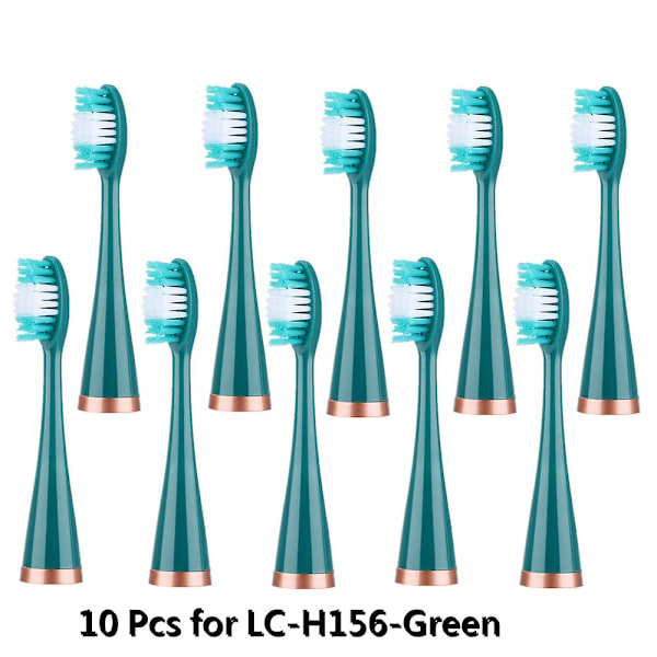 10/8 stk./sæt Tandbørste Udskiftningshoveder Kompatible med Lc-h156/m07 Elektrisk Tandbørste Dyse Udskiftningshoveder Smart Børstehoveder Engros 10PCS LC-H1561