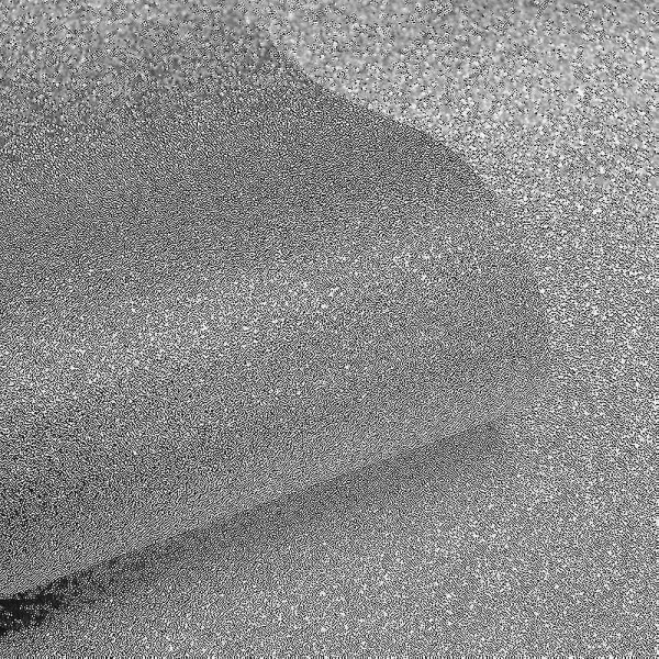 Texturerad Glitter-effekt Tapet Silver