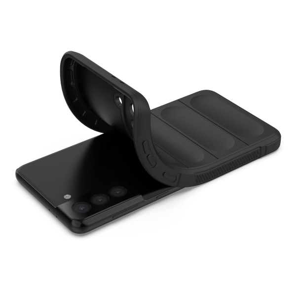 Til Samsung Galaxy S21+ 5g robust telefontaske med ryg Stødsikker blødt TPU-beskyttelsescover Light Grey