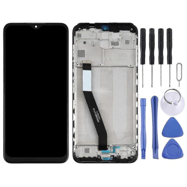 Tft Lcd-skærm til Xiaomi Redmi 9 M2004j19g M2004j19c Digitizer Komplet Samling med Ramme