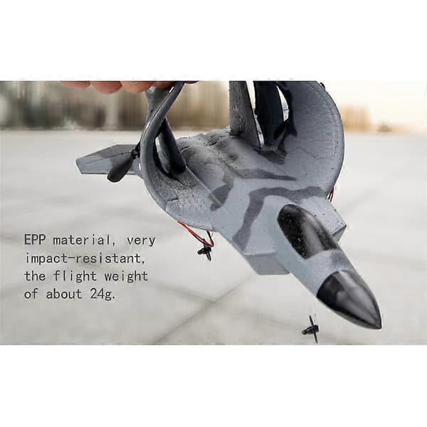 RC Flygplan F22 Raptor Modell Leksaksflygplan Glidflygplan Barn Nybörjare Flygleksak