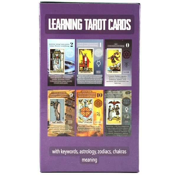 Begynder Tarot Lær Tarot, Begynder Tarot Kort Med Betydninger Nøgleord Omvendt Chakra Planet Zodiac Element Ja Eller Nej Bekræftelser