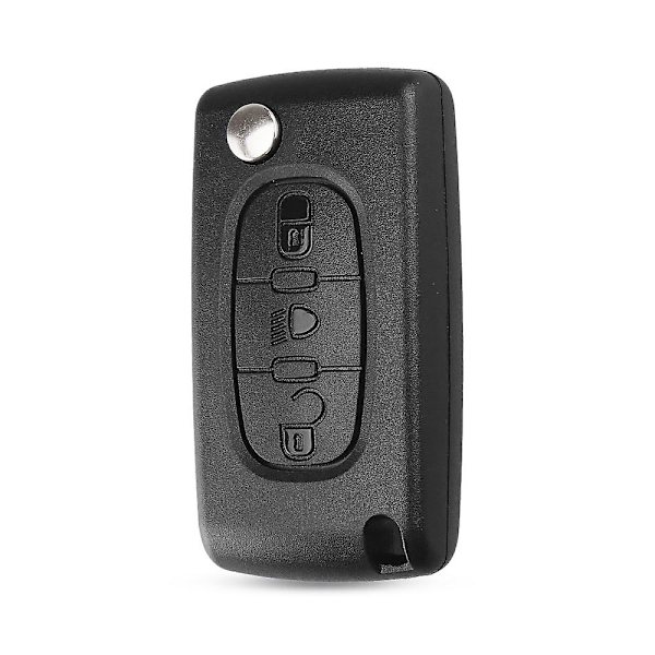 Erstatningsnøkkelskall Flip for Fiat Scudo Ulysse Passform Lancia Phedra Hu83/va2 Blad Ce0523 Ce0536 2/3/4 Knapper Fob Etui 3 Buttons HU83 CE0536