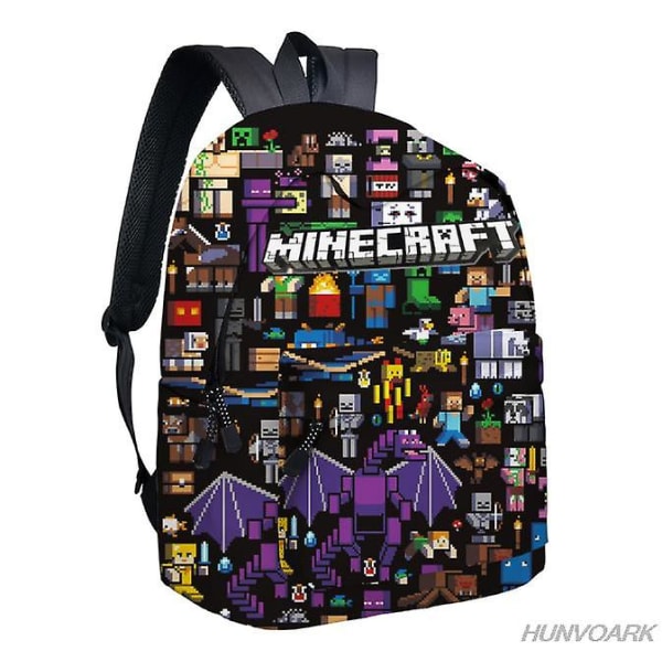 16 tommer Minecraft 3d-print børne rygsække pige drenge rygsæk børne skoletasker tegneserie børnehave rygsæk høj kvalitet multi