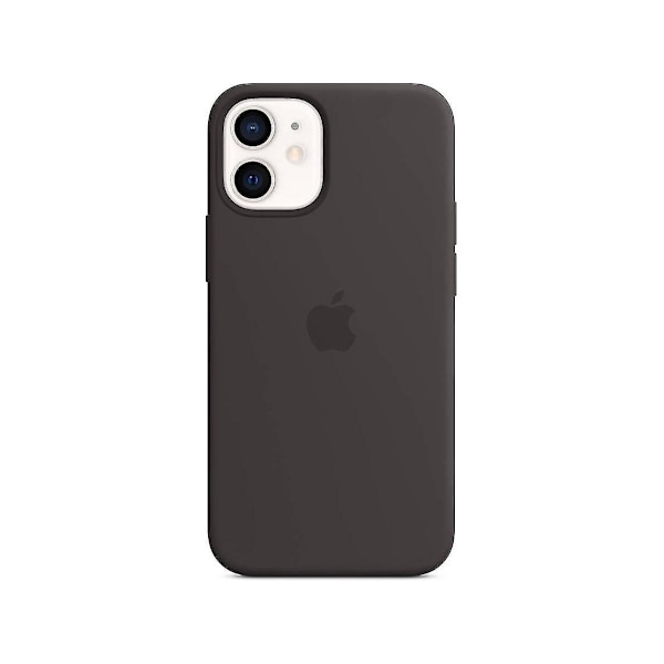 iPhone 12 Mini Silikon Telefon Cover Black