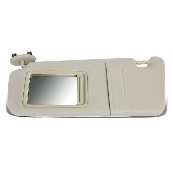 Kompatibel med 2007-2011 Venstre Førerside Solskjerm Lys Beige