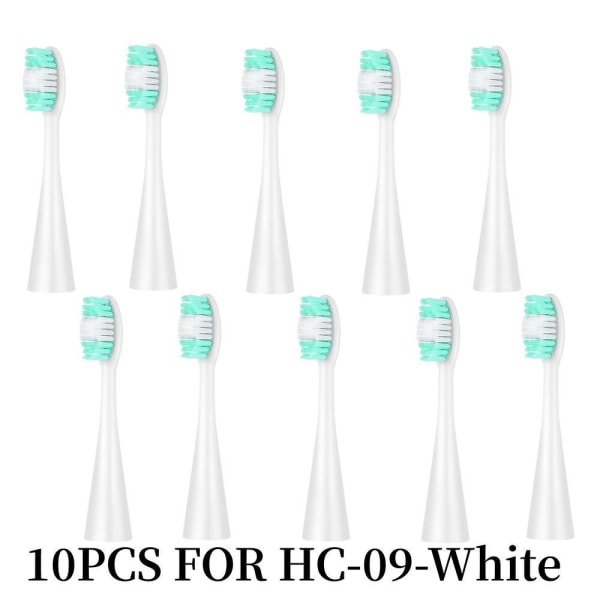 10/8 stk/sett Tannbørsteutskiftningshoder for Lc-h156/m07 elektrisk tannbørstemunnstykke erstatningshoder Smarte børstehoder Engros 10PCS HC-09